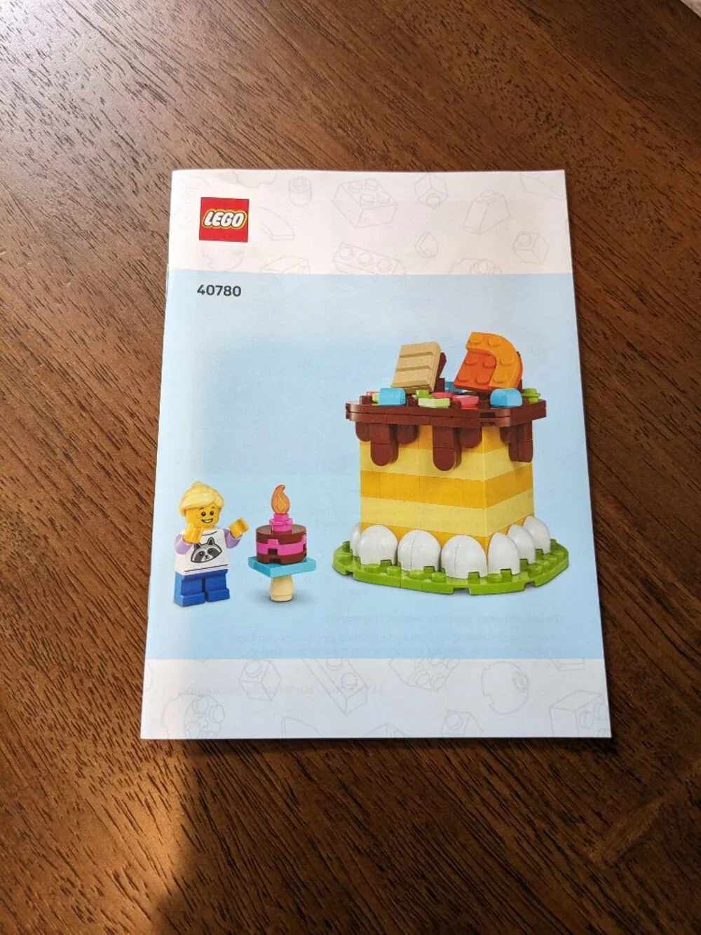 LEGO #40780 Birthday Cake - New in Opened Box
